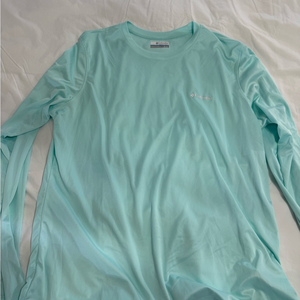 Columbia Men's Light Blue Long Sleeve Shirt